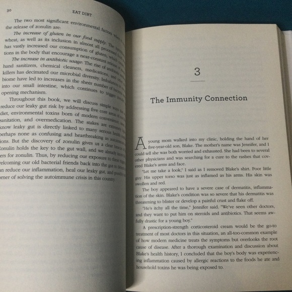 Josh Axe Eat Dirt  Leaky Gut Health Hardcover book - Picture 8 of 12